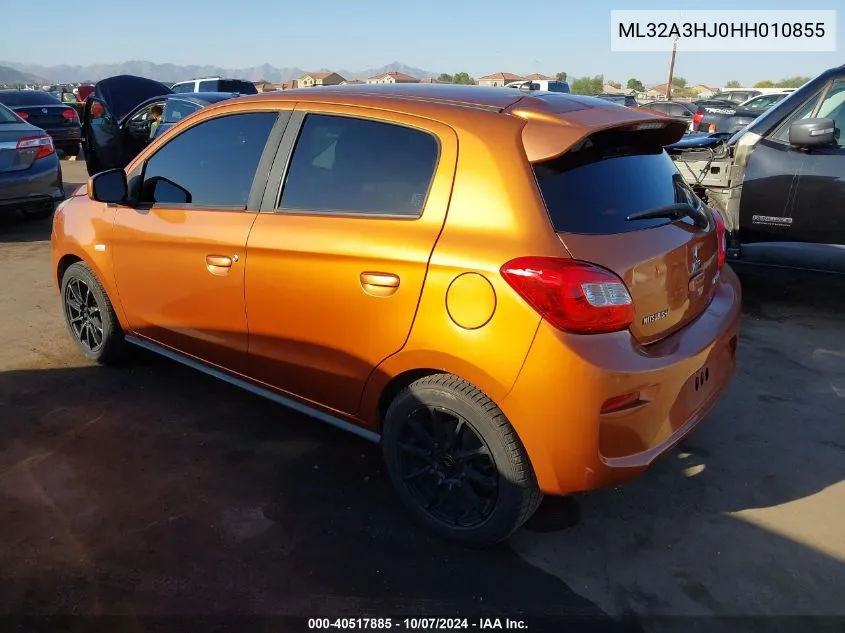 ML32A3HJ0HH010855 2017 Mitsubishi Mirage Es