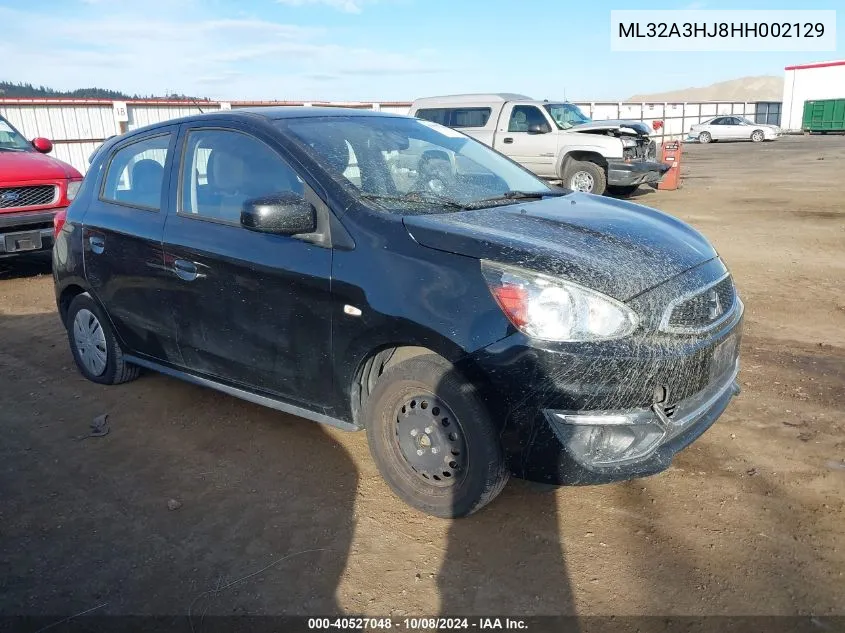 ML32A3HJ8HH002129 2017 Mitsubishi Mirage Es