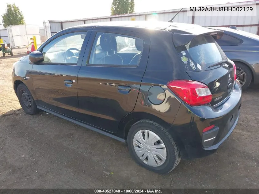 ML32A3HJ8HH002129 2017 Mitsubishi Mirage Es