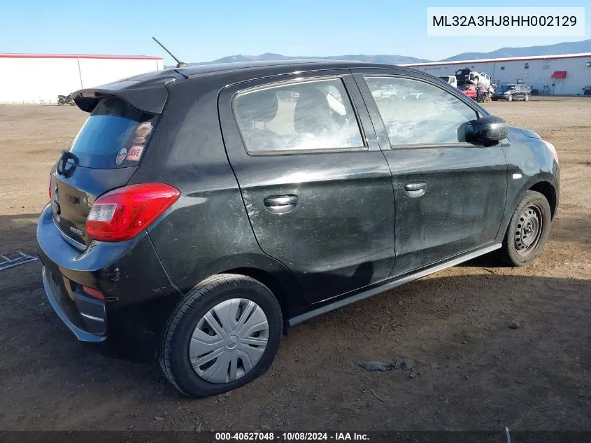 ML32A3HJ8HH002129 2017 Mitsubishi Mirage Es