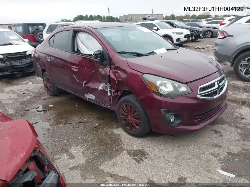ML32F3FJ1HH004129 2017 Mitsubishi Mirage G4 Es