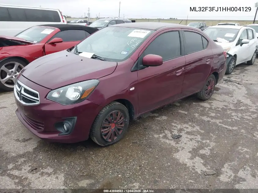ML32F3FJ1HH004129 2017 Mitsubishi Mirage G4 Es