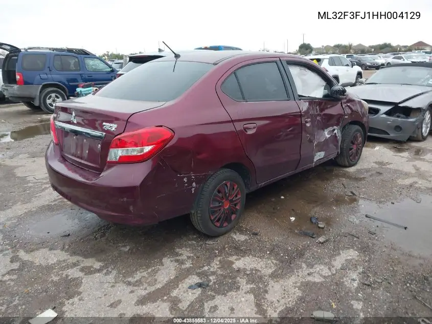 ML32F3FJ1HH004129 2017 Mitsubishi Mirage G4 Es