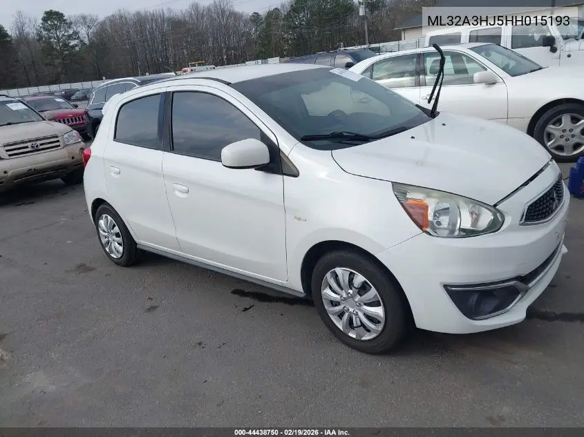 ML32A3HJ5HH015193 2017 Mitsubishi Mirage Es