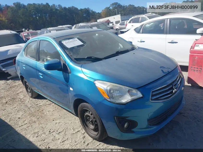 ML32F3FJ8HH000899 2017 Mitsubishi Mirage G4 Es