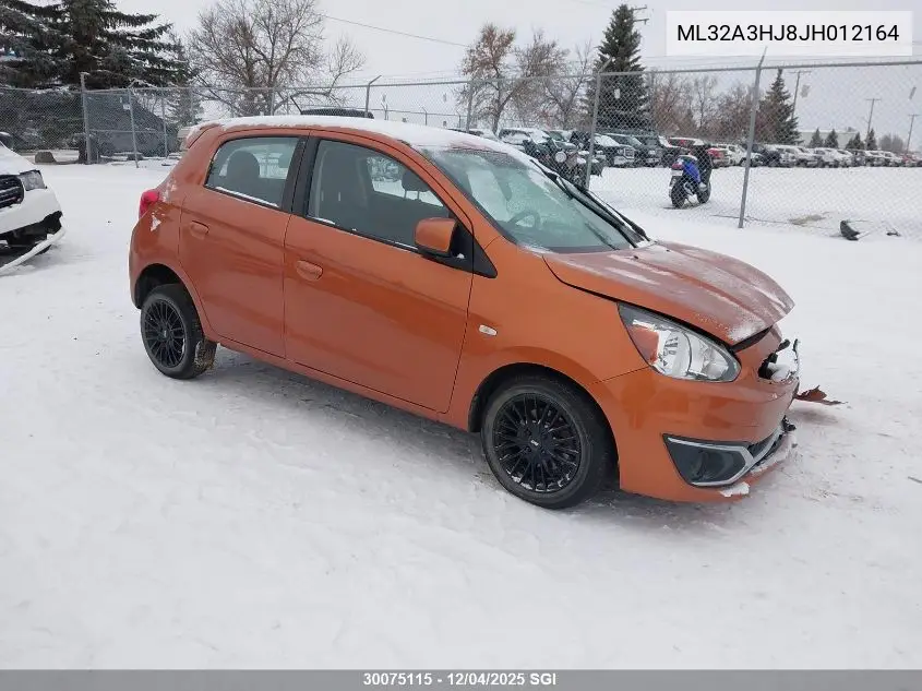 ML32A3HJ8JH012164 2018 Mitsubishi Mirage Es