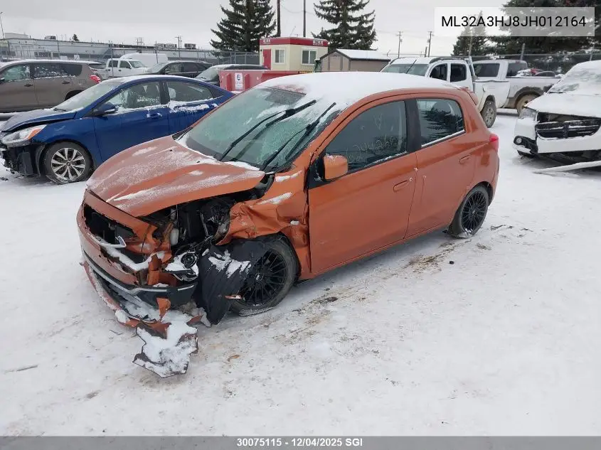 ML32A3HJ8JH012164 2018 Mitsubishi Mirage Es