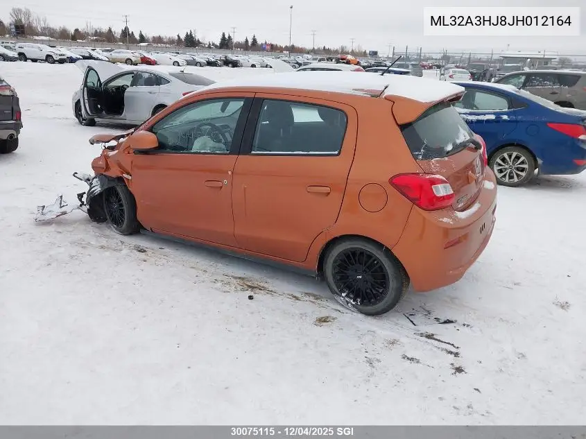 ML32A3HJ8JH012164 2018 Mitsubishi Mirage Es