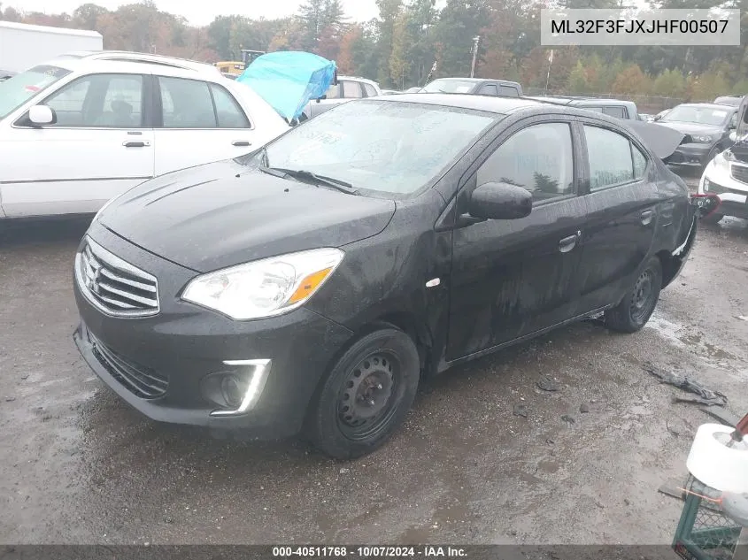 2018 Mitsubishi Mirage G4 G4 Es VIN: ML32F3FJXJHF00507 Lot: 40511768