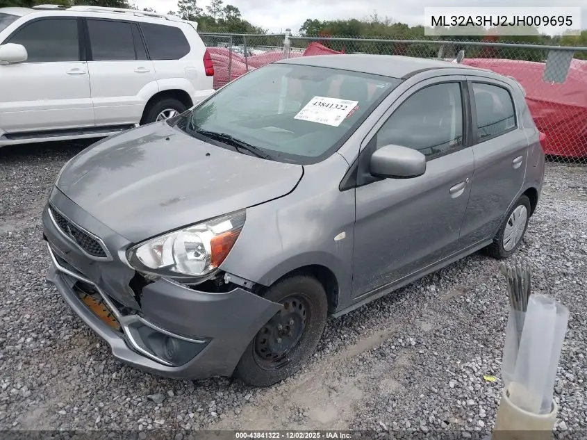 ML32A3HJ2JH009695 2018 Mitsubishi Mirage Es