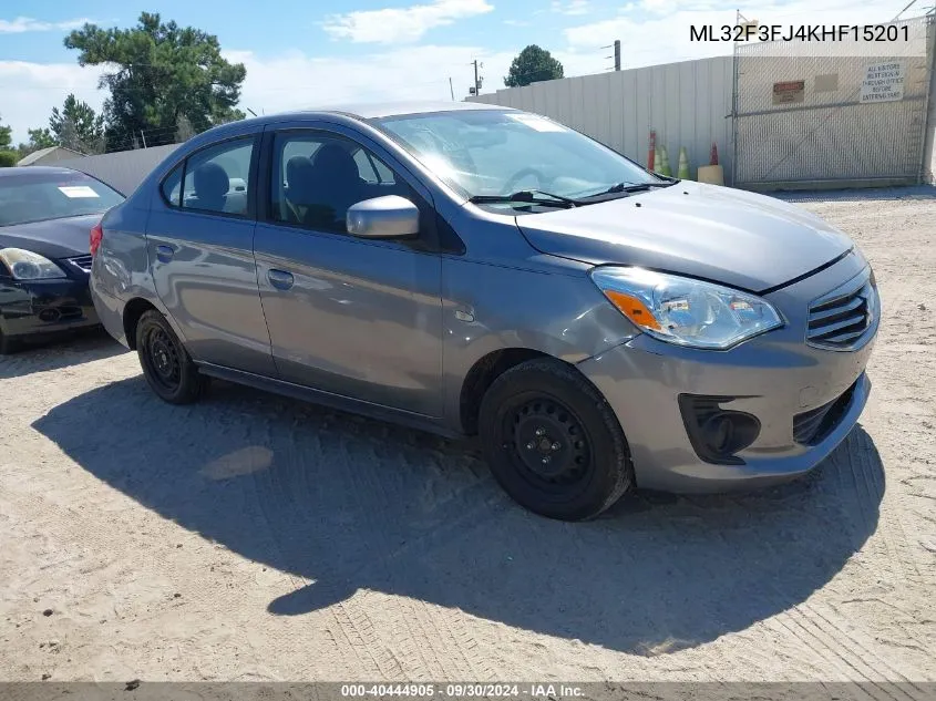 ML32F3FJ4KHF15201 2019 Mitsubishi Mirage G4 Es