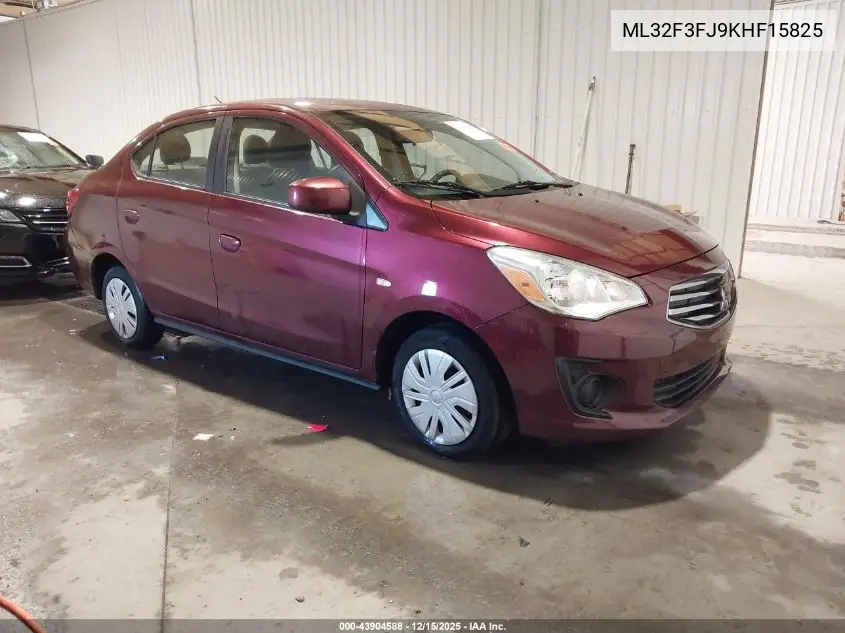 ML32F3FJ9KHF15825 2019 Mitsubishi Mirage G4 Es