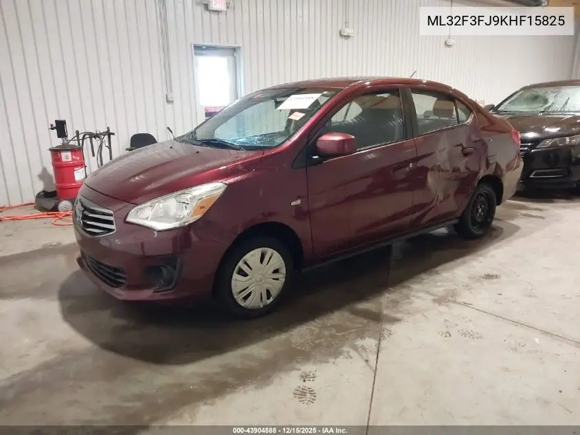 ML32F3FJ9KHF15825 2019 Mitsubishi Mirage G4 Es