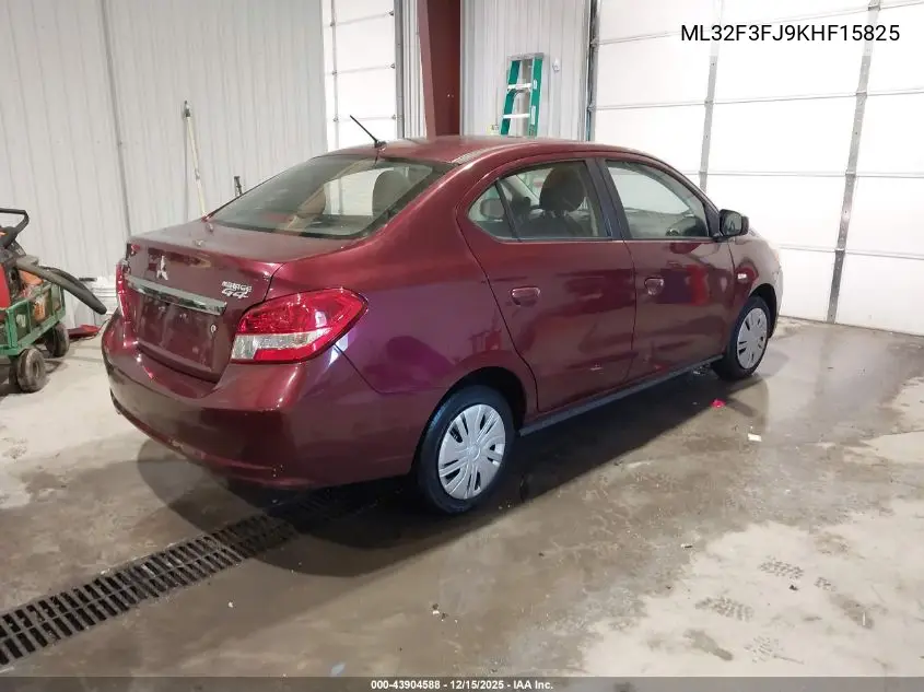 ML32F3FJ9KHF15825 2019 Mitsubishi Mirage G4 Es