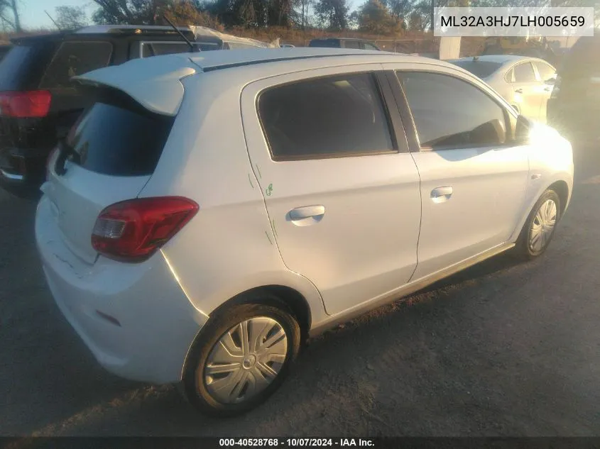 ML32A3HJ7LH005659 2020 Mitsubishi Mirage Es