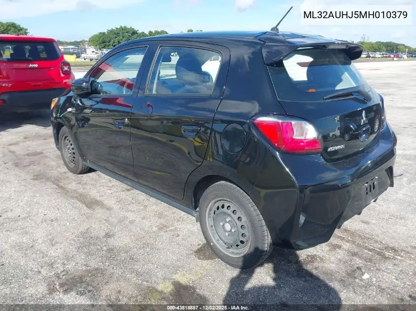 ML32AUHJ5MH010379 2021 Mitsubishi Mirage Carbonite Edition/Es/Le