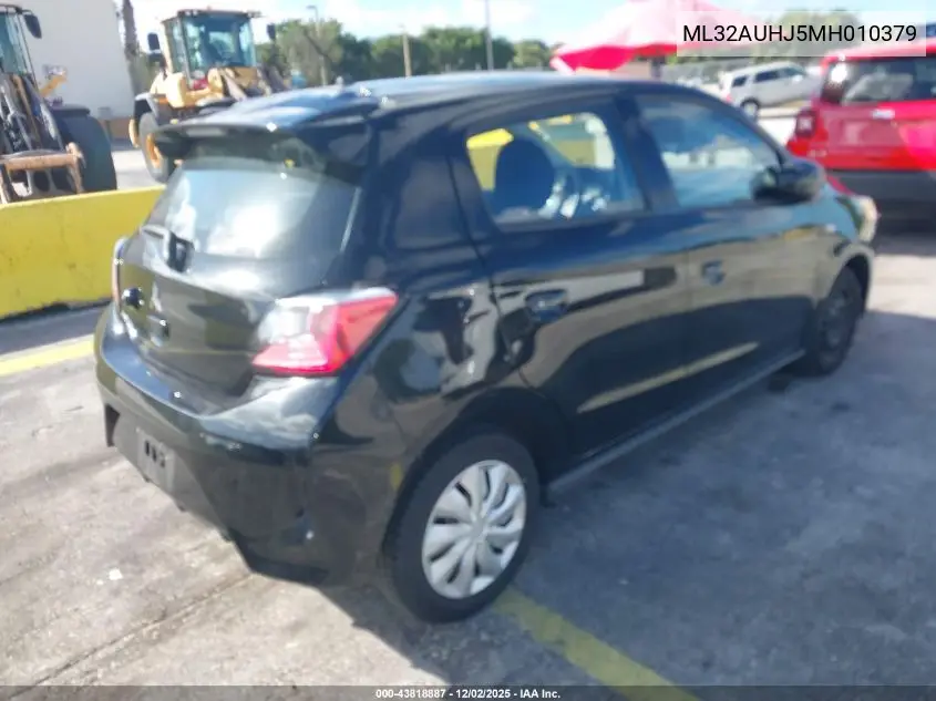 ML32AUHJ5MH010379 2021 Mitsubishi Mirage Carbonite Edition/Es/Le
