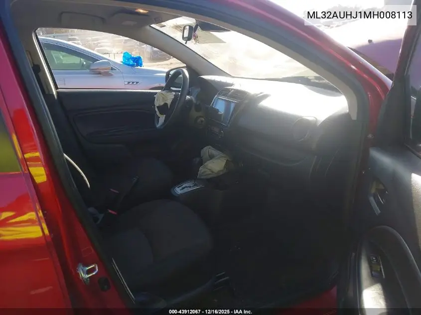 ML32AUHJ1MH008113 2021 Mitsubishi Mirage Carbonite Edition/Es/Le