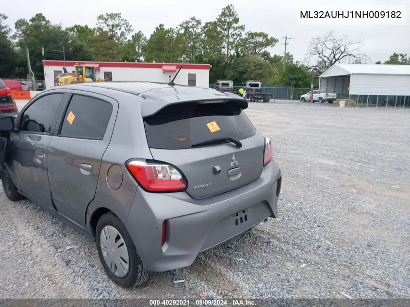 ML32AUHJ1NH009182 2022 Mitsubishi Mirage Es/Le