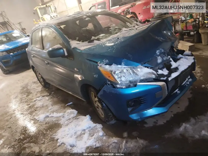 ML32AUHJ5NH007323 2022 Mitsubishi Mirage Le