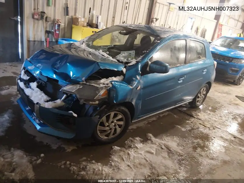 ML32AUHJ5NH007323 2022 Mitsubishi Mirage Le