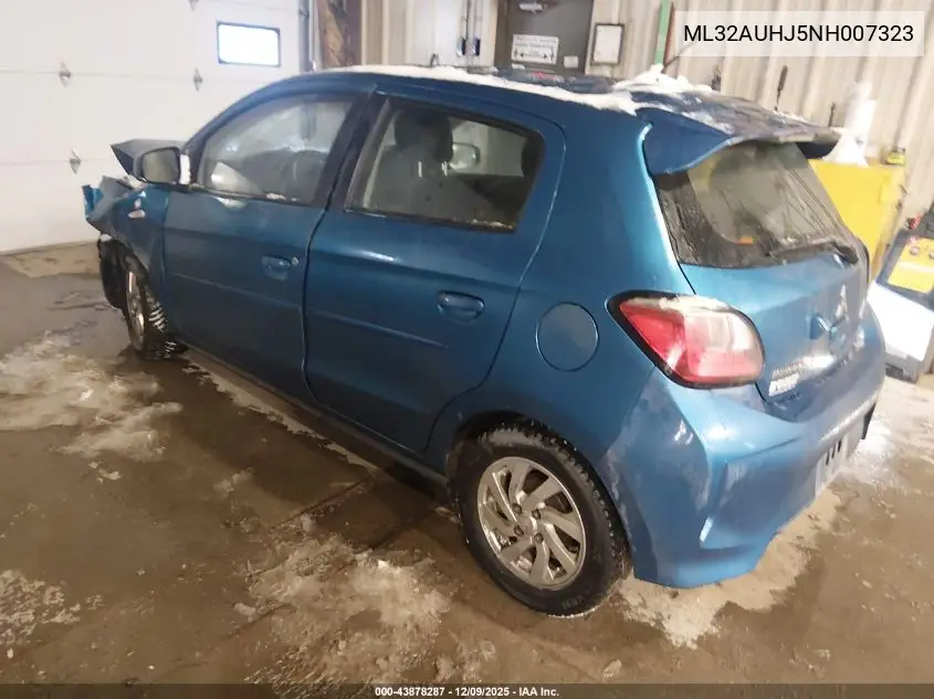ML32AUHJ5NH007323 2022 Mitsubishi Mirage Le
