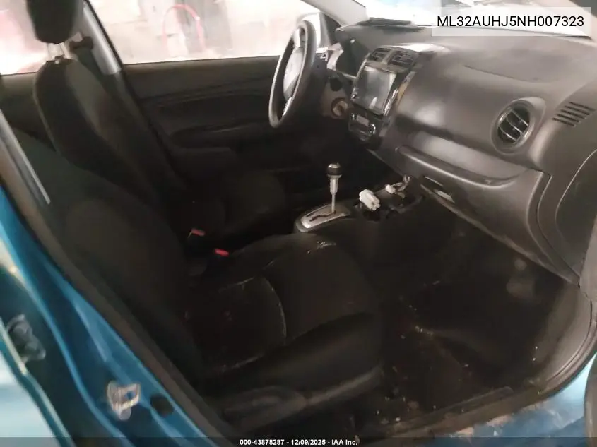 ML32AUHJ5NH007323 2022 Mitsubishi Mirage Le