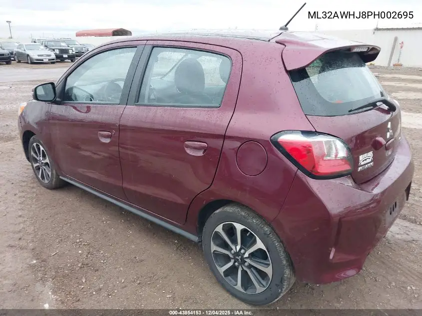 ML32AWHJ8PH002695 2023 Mitsubishi Mirage Black Edition/Ralliart/Se