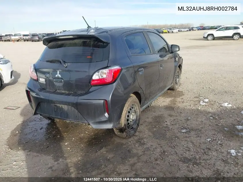 ML32AUHJ8RH002784 2024 Mitsubishi Mirage