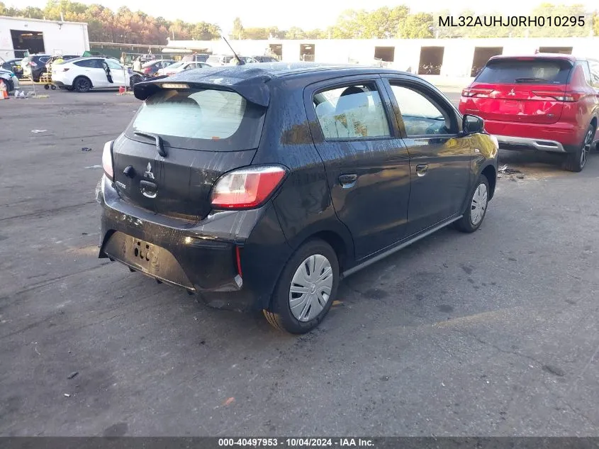 2024 Mitsubishi Mirage Es/Le VIN: ML32AUHJ0RH010295 Lot: 40497953