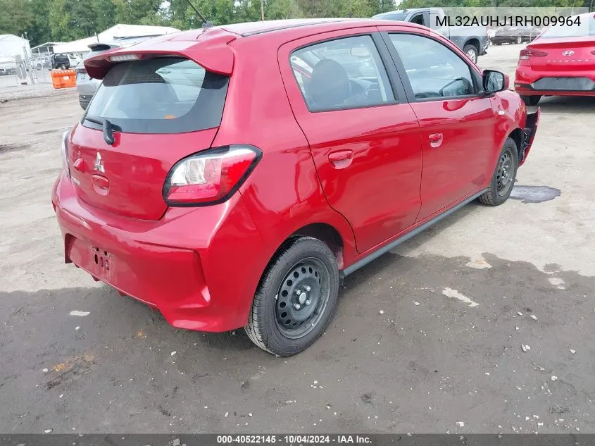 ML32AUHJ1RH009964 2024 Mitsubishi Mirage Es/Le