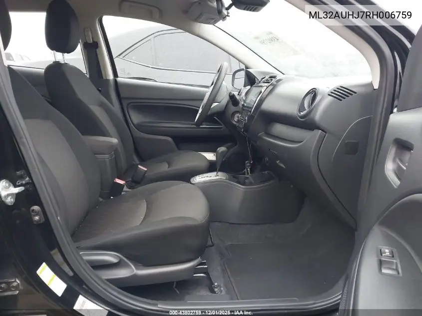 ML32AUHJ7RH006759 2024 Mitsubishi Mirage Es/Le