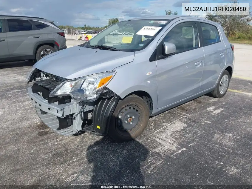ML32AUHJ1RH020480 2024 Mitsubishi Mirage Es/Le
