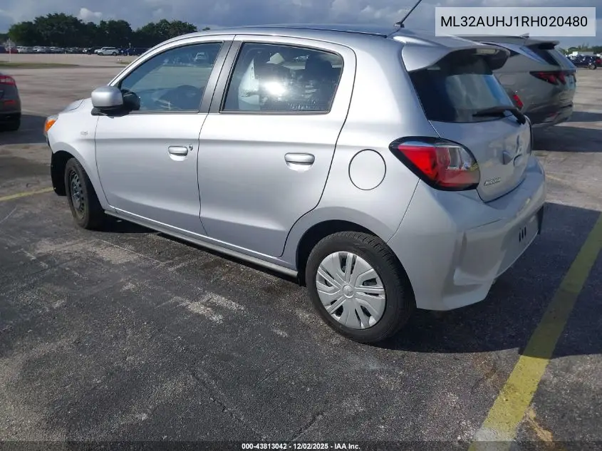ML32AUHJ1RH020480 2024 Mitsubishi Mirage Es/Le
