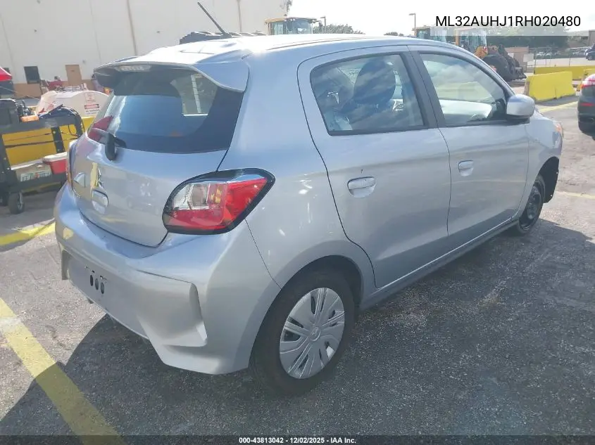 ML32AUHJ1RH020480 2024 Mitsubishi Mirage Es/Le