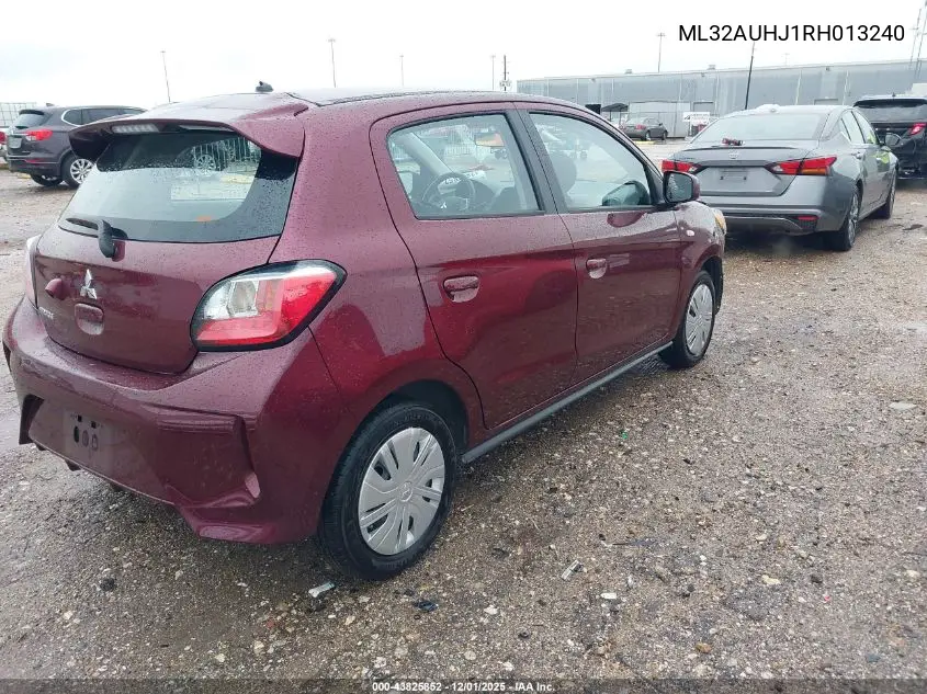 ML32AUHJ1RH013240 2024 Mitsubishi Mirage Es/Le