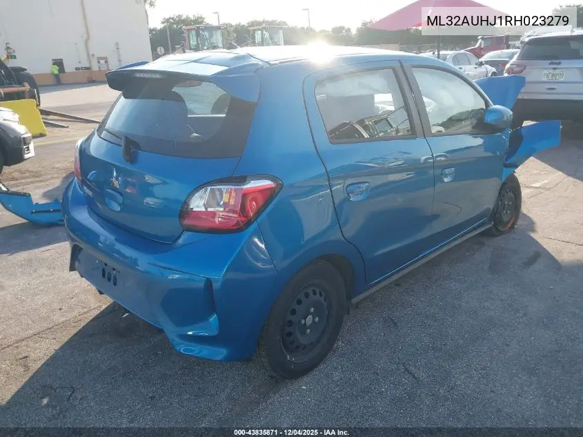 ML32AUHJ1RH023279 2024 Mitsubishi Mirage Es/Le