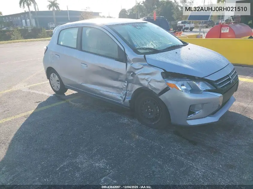 ML32AUHJ0RH021510 2024 Mitsubishi Mirage Es/Le