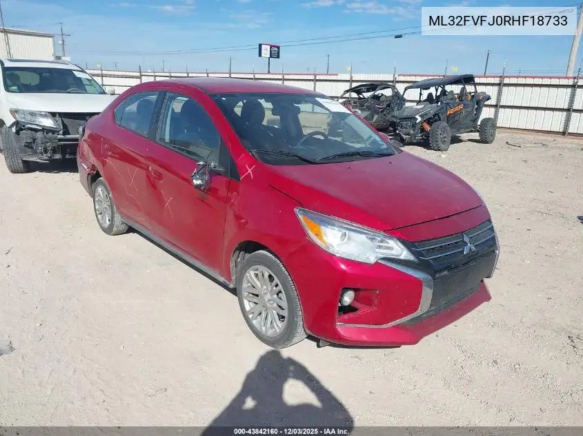 ML32FVFJ0RHF18733 2024 Mitsubishi Mirage G4 Se
