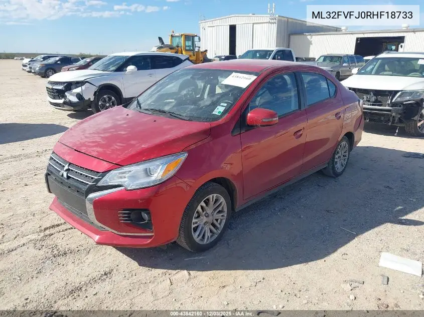 ML32FVFJ0RHF18733 2024 Mitsubishi Mirage G4 Se