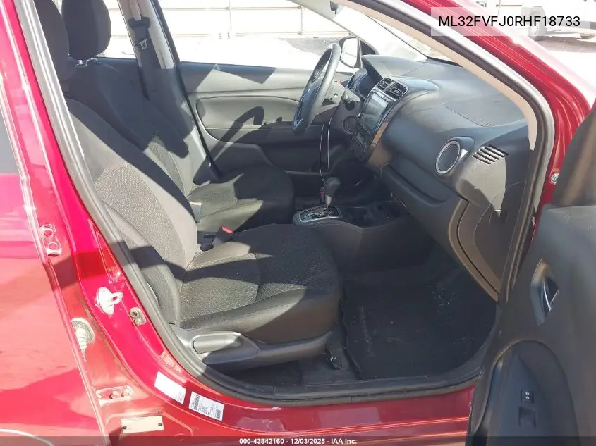 ML32FVFJ0RHF18733 2024 Mitsubishi Mirage G4 Se