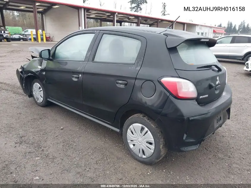 ML32AUHJ9RH016158 2024 Mitsubishi Mirage Es/Le