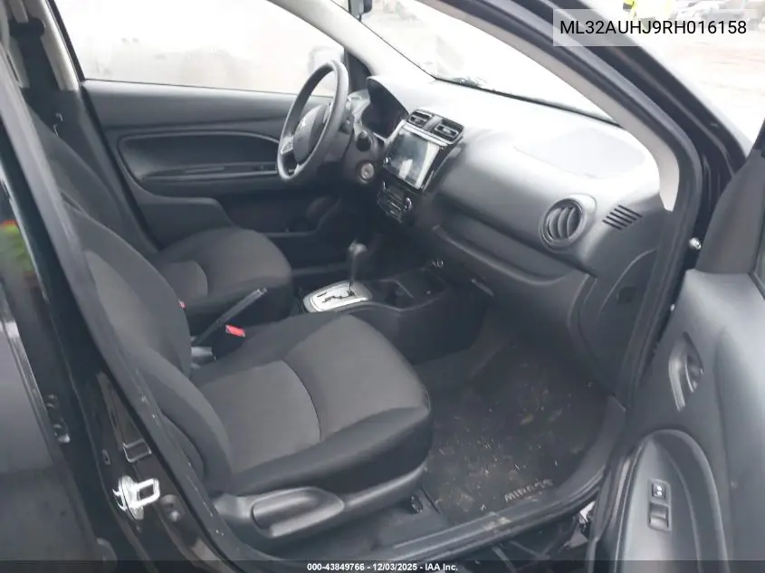 ML32AUHJ9RH016158 2024 Mitsubishi Mirage Es/Le