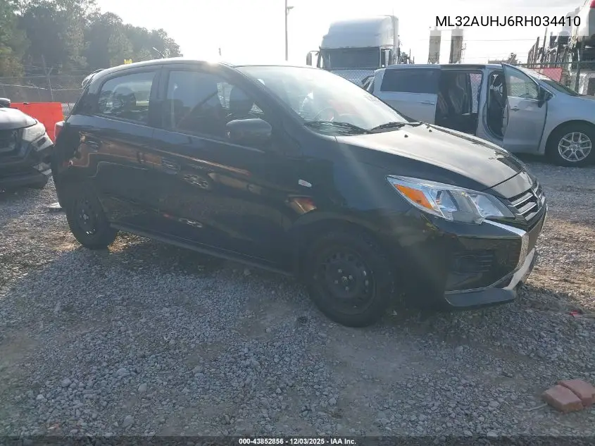 ML32AUHJ6RH034410 2024 Mitsubishi Mirage Es/Le