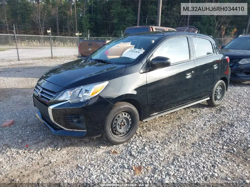 ML32AUHJ6RH034410 2024 Mitsubishi Mirage Es/Le