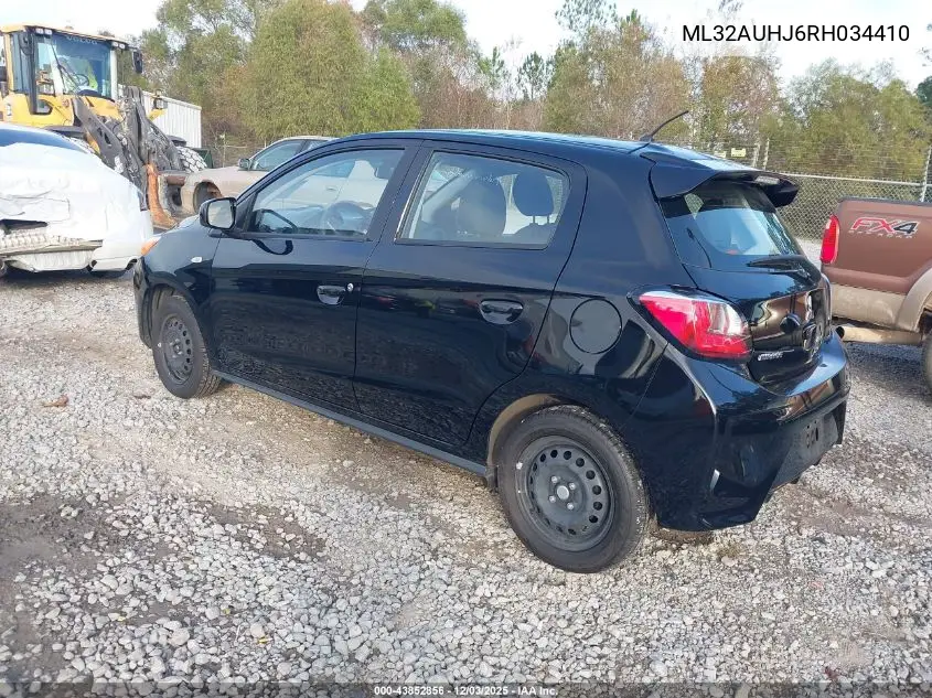 ML32AUHJ6RH034410 2024 Mitsubishi Mirage Es/Le