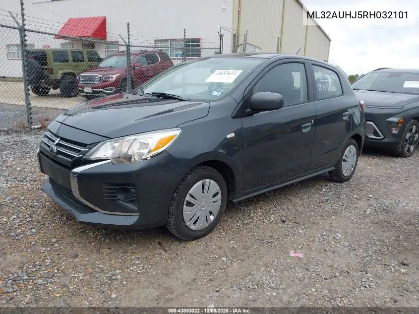 ML32AUHJ5RH032101 2024 Mitsubishi Mirage Es/Le