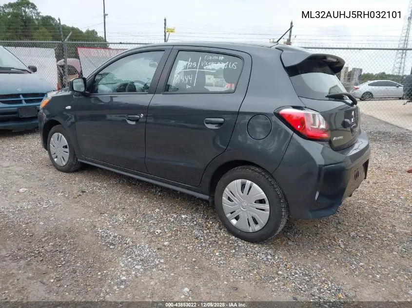 ML32AUHJ5RH032101 2024 Mitsubishi Mirage Es/Le