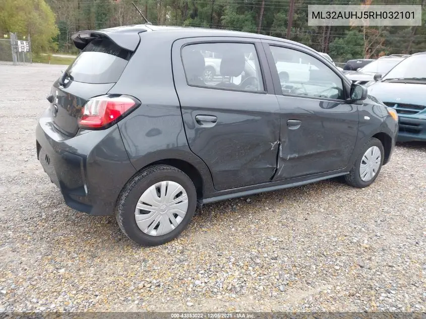 ML32AUHJ5RH032101 2024 Mitsubishi Mirage Es/Le