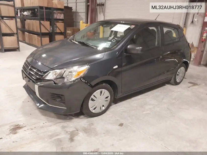 ML32AUHJ3RH018777 2024 Mitsubishi Mirage Es/Le